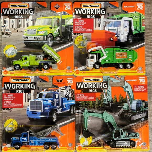 MATCHBOX 2023 WORKING RIGS -MIX 1 - Picture 2 of 14